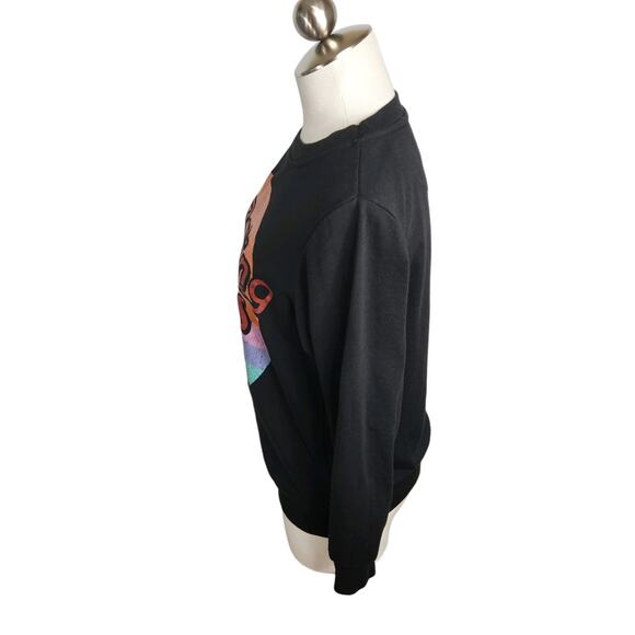 The Rolling Stones Graphic Sweatshirt Womens Small Black - Picture 8 of 9